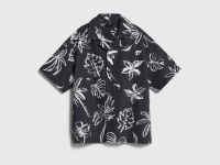 Рубашка с принтом для мальчиков, Серый