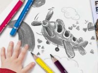 Набор чернографитных карандашей Acmeliae Acmeliae "First Pencil" 2B, утолщенный укороченный, 4 цвета корпус