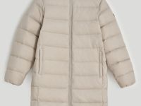 Пуховое пальто со съемным капюшоном