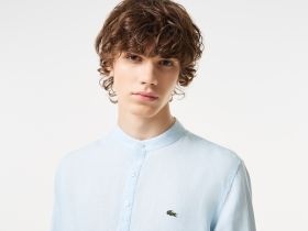 Мужская льняная рубашка Lacoste