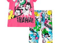 Комплект детский трикотажный для девочек: фуфайка (футболка), брюки (легинсы)