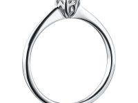 Помолвочное кольцо из белого золота э4712кц02220204