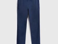 Брюки-чиносы из твила, Синий