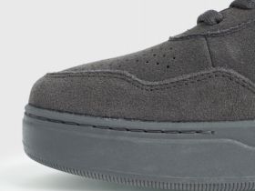 Кеды из натуральной замши, Серый