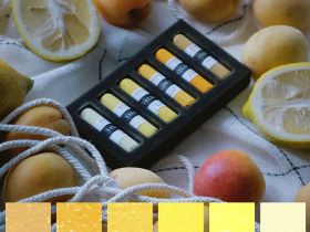 Набор пастели сухой nuance., When Life Gives You Lemons, 6 шт (желтые)