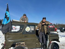 В Якутии ветеран СВО принял участие в снежных гонках
