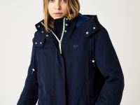 Женская парка Lacoste с утеплённой подкладкой