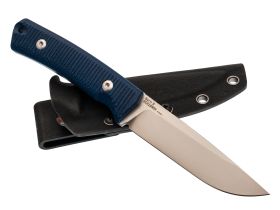 Нож Hot Knife Barn S, сталь 9Cr18MoV, рукоять микарта, синий