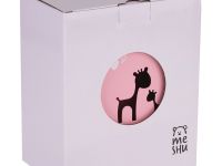 Подставка для книг MESHU, 3 отделения, раздвижная, розовая