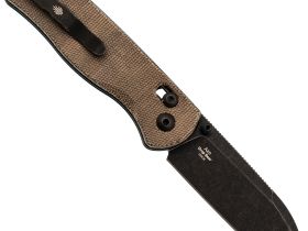 Складной нож Kizer Drop Bear Black, сталь 154CM, рукоять микарта