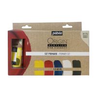 Набор акрила Pebeo "ORIGIN" Set Primary, матовый, 5 цв. х 60 мл