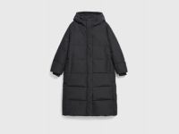 Пуховик для девочек, Черный
