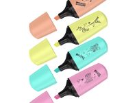 Набор текстовыделителей Berlingo "Textline HP100" мини, 4 цв., 1-5 мм, пастельные цвета, европодвес