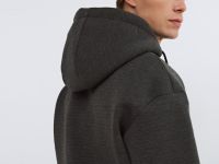 Толстовка на молнии с капюшоном, Серый