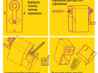 Точилка для художников Малевичъ механическая