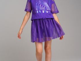 Юбка-легинсы трикотажные для девочек