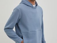 Худи прямого силуэта с капюшоном