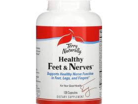 Terry Naturally, Terry Naturally, Healthy Feet & Nerves, здоровые ноги и нервы, 120 капсул