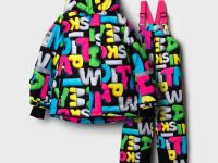 Комплект текстильный с полиуретановым покрытием для девочек: куртка, полукомбинезон