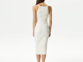 Женское платье-миди Lacoste без рукавов