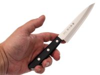 Набор из 3-х кухонных ножей Tojiro Western Knife TBS-300, сталь VG-10, рукоять дерево, черный