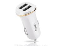 Автомобильное зарядное устройство Hoco Z1 2XUSB 2.1A/11W (White)