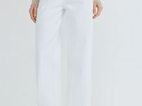 Джинсы Wide leg с высокой посадкой, Белый