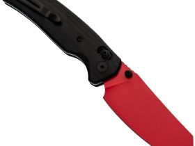 Складной нож Bestech Knives Cicada's Wing, сталь 10Cr15MoV, рукоять G10, красный/черный