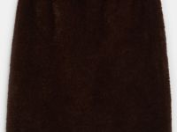 Вязаная юбка силуэта трапеция