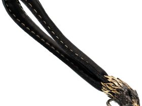 Брелок Волк, бронза