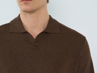 Вязаное поло, Серый