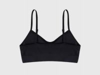 Базовый топ с вкладышами, Черный