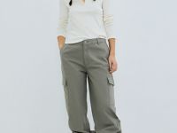 Лонгслив с пуговицами, Бежевый