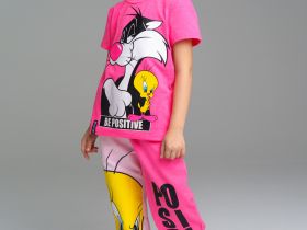 Брюки трикотажные для девочек