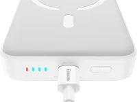 Внешний аккумулятор Baseus Magnetic Mini Air Slim 10000mAh 20W (белый) (PPCXM10A)