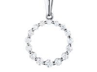 Подвеска из белого золота с бриллиантами э4701пд06168100