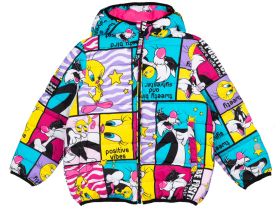 Куртка текстильная с полиуретановым покрытием для девочек