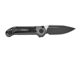 Автоматический нож Microtech LUDT Gen III, сталь M390MK, рукоять алюминий, серый/черный