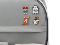 Набор металлических значков MESHU "Funny company", эмаль, 4 шт