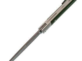 Складной нож Fat Dragon Attendants, сталь дамаск, рукоять G-10/сталь, зеленый