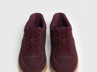 Кеды из искусственной замши, Фиолетовый