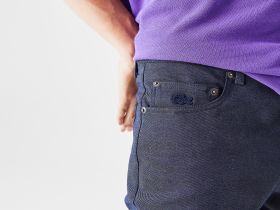 Мужские джинсы Lacoste приталенного кроя