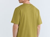 Футболка с принтом и вышивкой, Зеленый