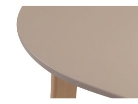 Кухонный стол Овалис 120x80 Кремовый/Натуральный