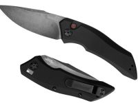 Полуавтоматический складной нож Kershaw Launch 1, сталь Crucible CPM® 154, рукоять анодированный алюминий, чёрный