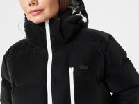 Женское стеганая куртка-пуховик Lacoste с капюшоном