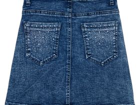 Юбка текстильная джинсовая для девочек