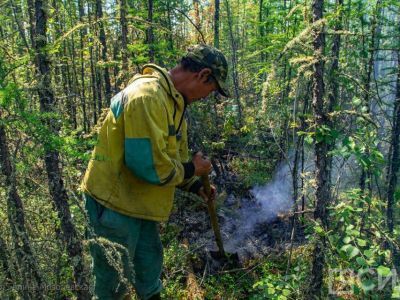 В Томпонском улусе сохраняется чрезвычайно высокий V класс пожароопасности леса