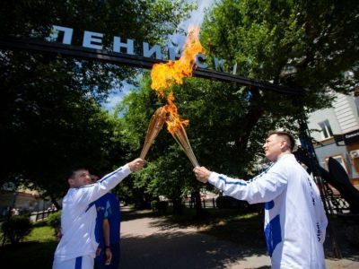 В Находке приняли эстафету огня игр «Дети Азии»