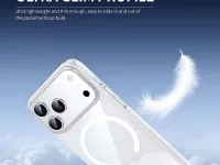 Чехол-накладка Keephone X-Crystal MagSafe для Apple iPhone 17 Pro Max пластиковый (прозрачный)